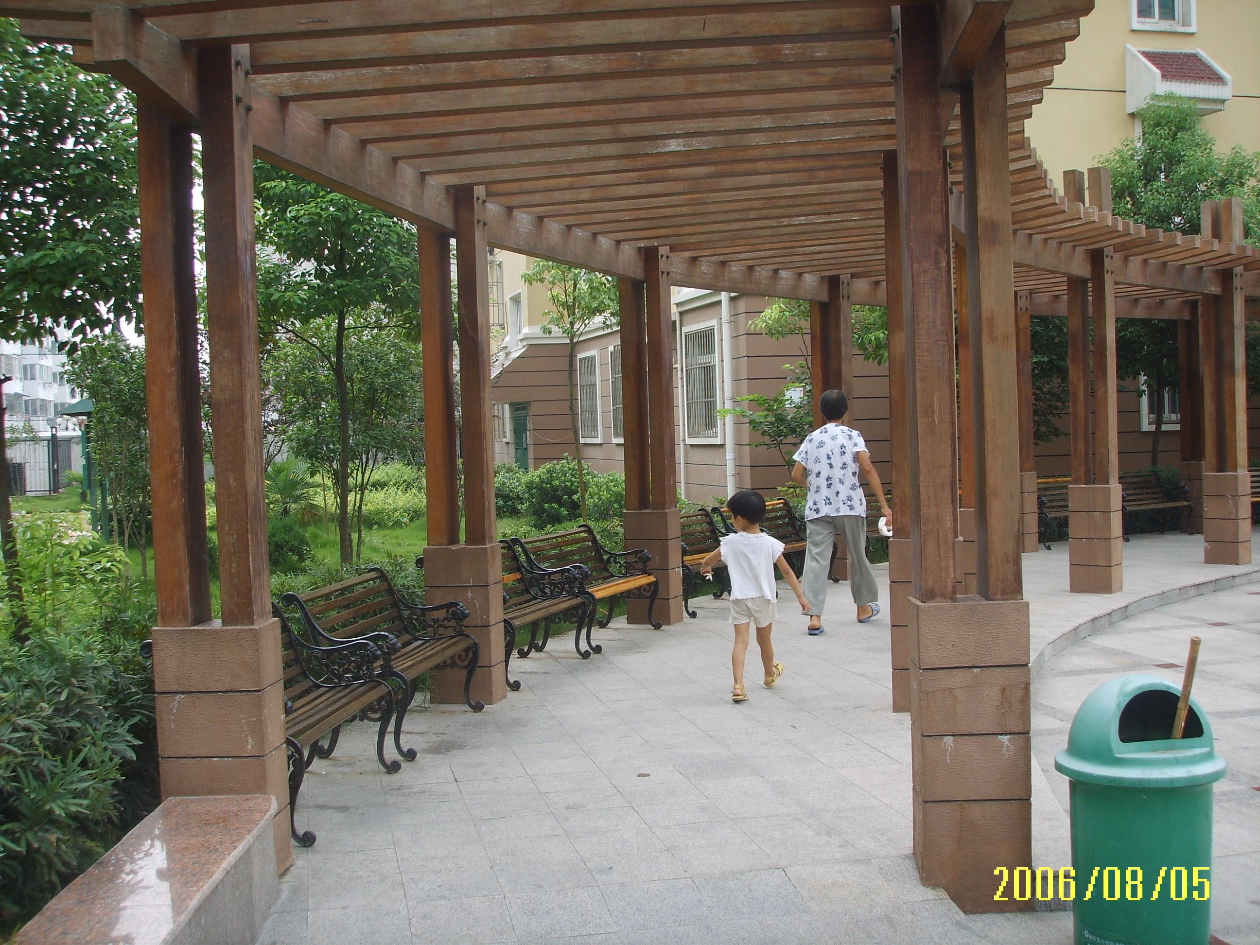 中式庭院景观绿化效果图 PSD格式