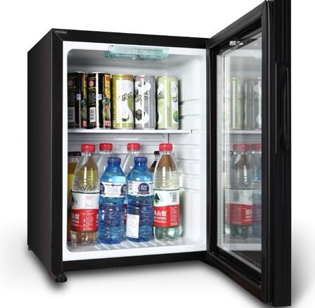 索菲32升玻璃门全静音客房吸收式小冰箱