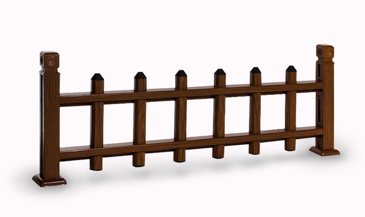 草坪护栏|绿化带护栏|仿木金属