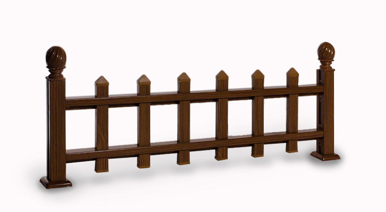 草坪护栏|绿化带护栏|仿木金属