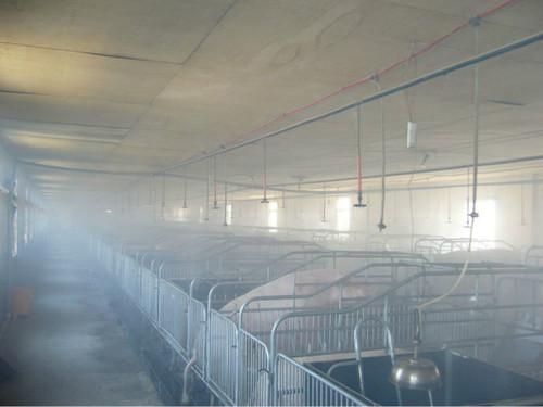 养猪场夏季最好的降温方法喷雾降温设备_CO