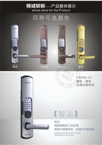20年品牌(防盗安全)指纹门锁第吉尔指纹锁6600-91