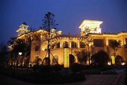 演绎海庭盛宴---温州七都岛木总别墅夜景照明设计