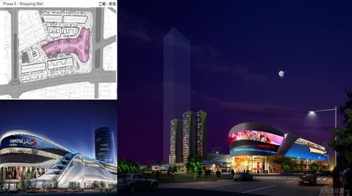 东莞CBD项目---万科广场灯光设计照明方案