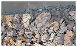 湖泊防生锈石笼网，填海防锈石笼网，锌铝合金防锈石笼网
