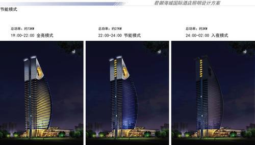 佛山君御海城国际酒店夜景照明设计---麦西亚照明设计顾问（深圳）有限公司