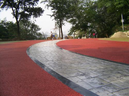 上海超强透水性能地坪-yt118型号彩色混凝土