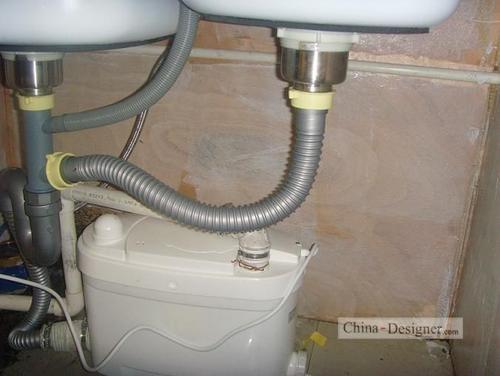 法国升利流洗手池废水提升泵装置