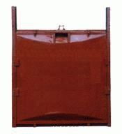 平面弧形铸铁闸门、组装式铸铁闸门