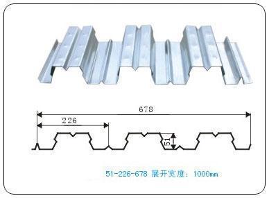 山东组合楼板生产厂家YX76-344-688开口板型