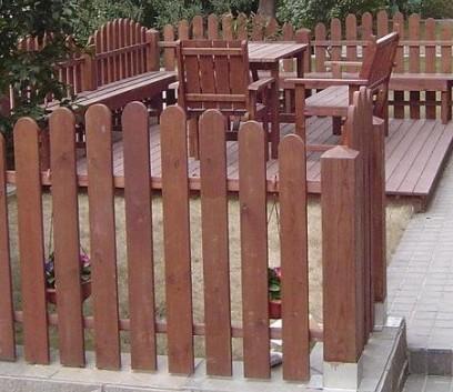 青岛防腐木护栏、木围栏、木栅栏