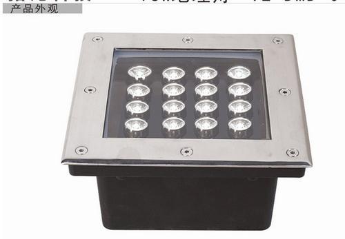 散热好方形LED12W地埋灯，优质防水接头12W方形地埋灯