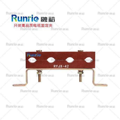 预分支四孔电缆固定夹型号,高层电井用电缆固定夹价格,西安融裕厂家直销