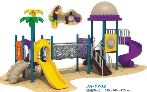 幼儿园塑料组合滑梯jh-1701