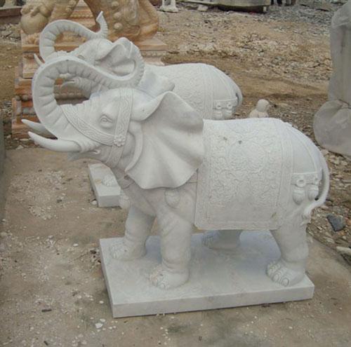 石雕大象加工