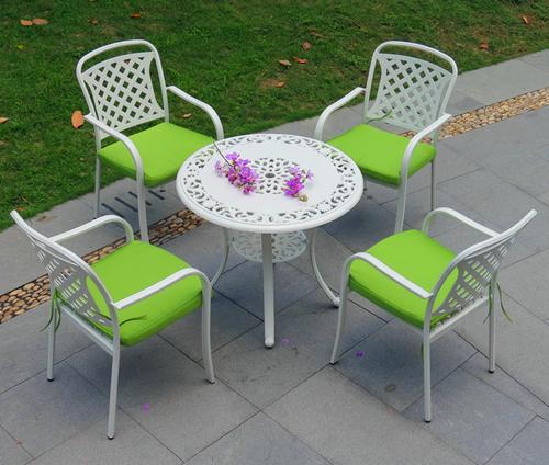 户外铸铝桌椅阳台桌椅组合休闲庭院花园铁艺家具五件套