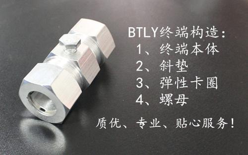 BTLY矿物质电缆终端头柔性矿物电缆接地卡