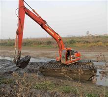 湿地水陆挖掘机租赁