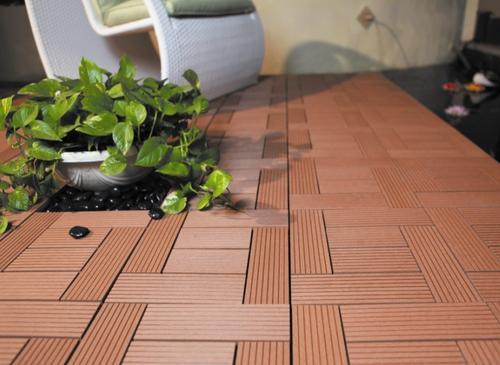 DIY塑木地板厂家直供/浴室、桑拿室专用防潮塑木地板/DIY地板
