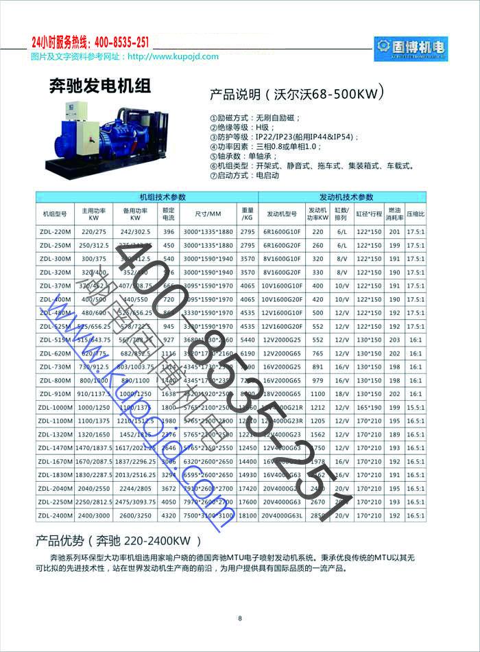 湖南发电机组租赁 湘潭发电机组出售 奔驰发电机组