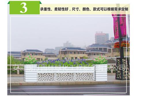 厂家定制 市政道路行道树景观工程PVC微发泡马槽格栅组合园艺花箱