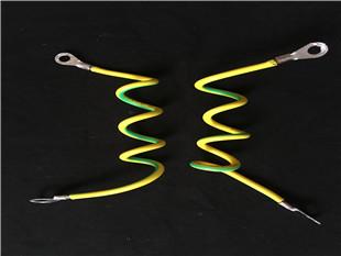 电缆线黄绿静电跨接线 软皮绝缘连接线