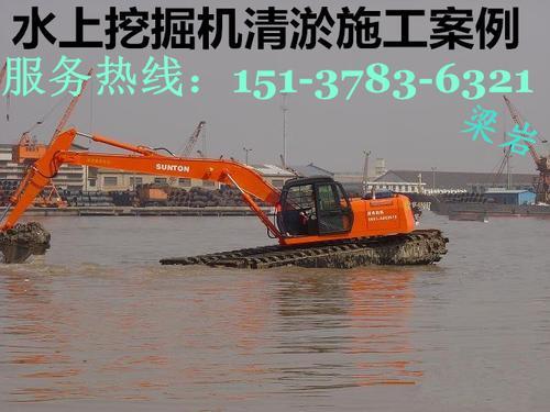 浙江水陆挖掘机   清淤机械  打桩机出租