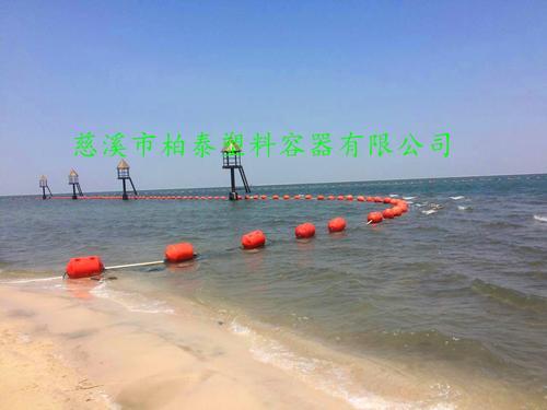 湖南湖面生活垃圾拦截塑料浮筒 株洲水库警示塑料拦渣浮体