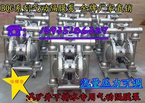 晋华光BQG100/0.2气动隔膜泵抽污水隔膜泵