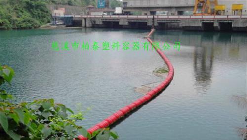 厂家定做水库拦污式拦渣浮筒价格 优质湖面挡垃圾浮漂