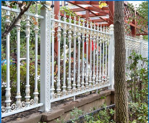 户外欧式白色铝合金别墅庭院栅栏定制无需维护