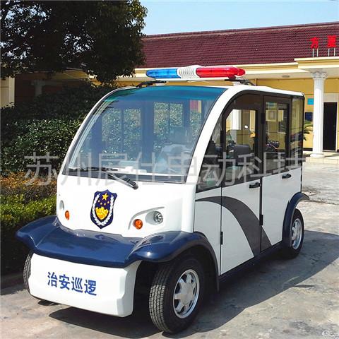 南京4座带门电动巡逻车，苏州校园保安巡逻电动车