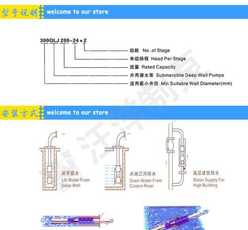 井用潜水泵QLJ型井用潜水电泵潜水深井泵