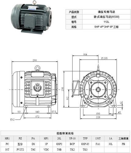 C05-43B0台湾群策电机液压油泵配套电机
