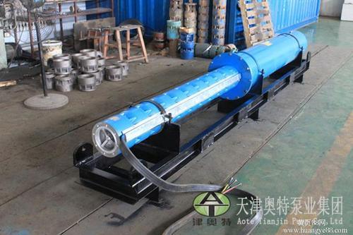 河道提水灌溉卧式潜水泵_160方流量大口径卧式潜水泵