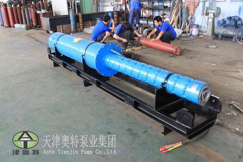QJW型卧式安装潜水泵_170方流量大口径卧式潜水泵