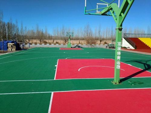 @衡水途安悬浮式拼装运动地板@塑料地板@三层室外篮球、羽毛球、网球场幼儿园