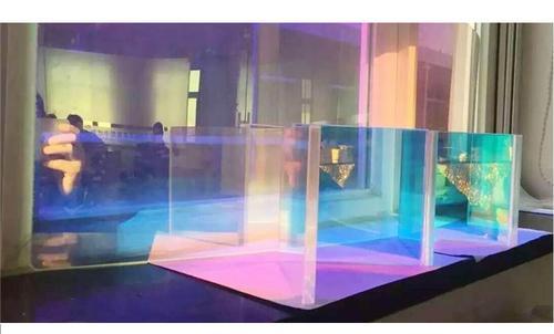 广州厂家直销 耐智 幻彩玻璃 变色炫彩玻璃 特种玻璃