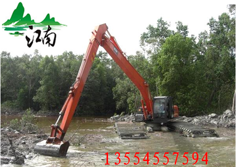 惠州市水陆两用挖掘机出租湿地挖掘机出租