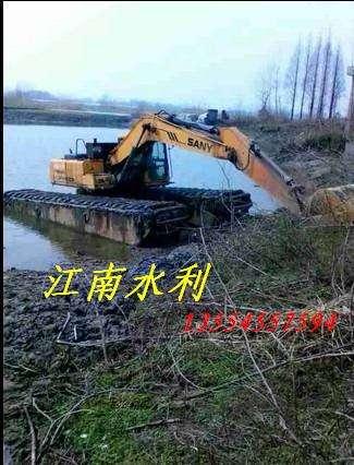 广西崇左市水陆挖掘机出租清淤机械设备租赁水挖出租