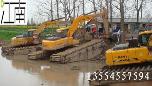 桂林地区水上挖机出租水陆挖机出租水挖租赁