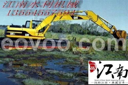 四川南充清淤机械设备出租水陆挖掘机改装出租