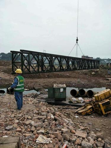 专业贝雷片钢便桥贝雷桥设计安装拆除
