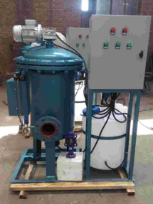 中央空调循环水搭配全程水处理器除污除垢