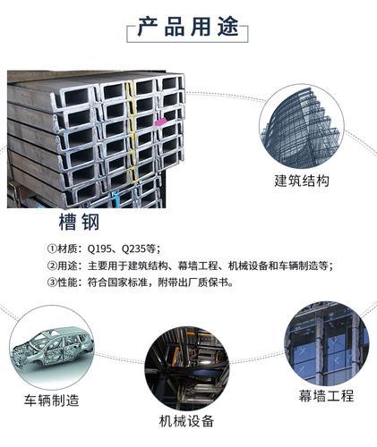 【迈辉】热镀锌槽钢 集装箱用镀锌材料 200槽钢轨道 规格齐全
