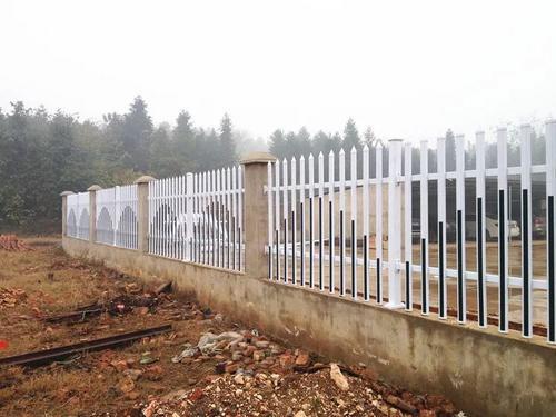 PVC塑钢围墙护栏 不锈钢围栏 工地厂房栅栏 庭院栏杆 变压器护栏