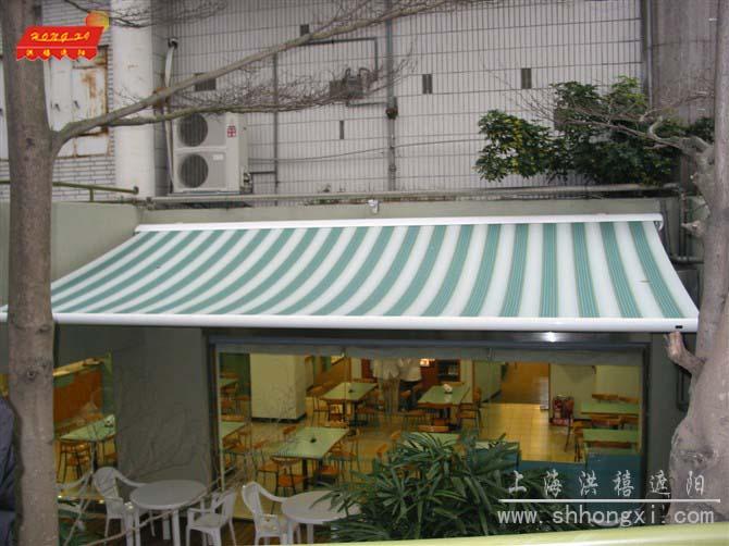 上海雨棚松江的豪华型雨棚上海遮阳篷上海电动型遮阳蓬厂家