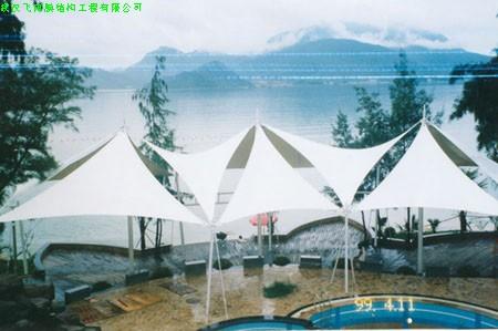 湖北膜结构公司 武汉市游泳池张拉膜 襄阳景观张拉膜