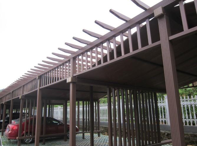 厂家供应优质木塑花架、木塑廊架