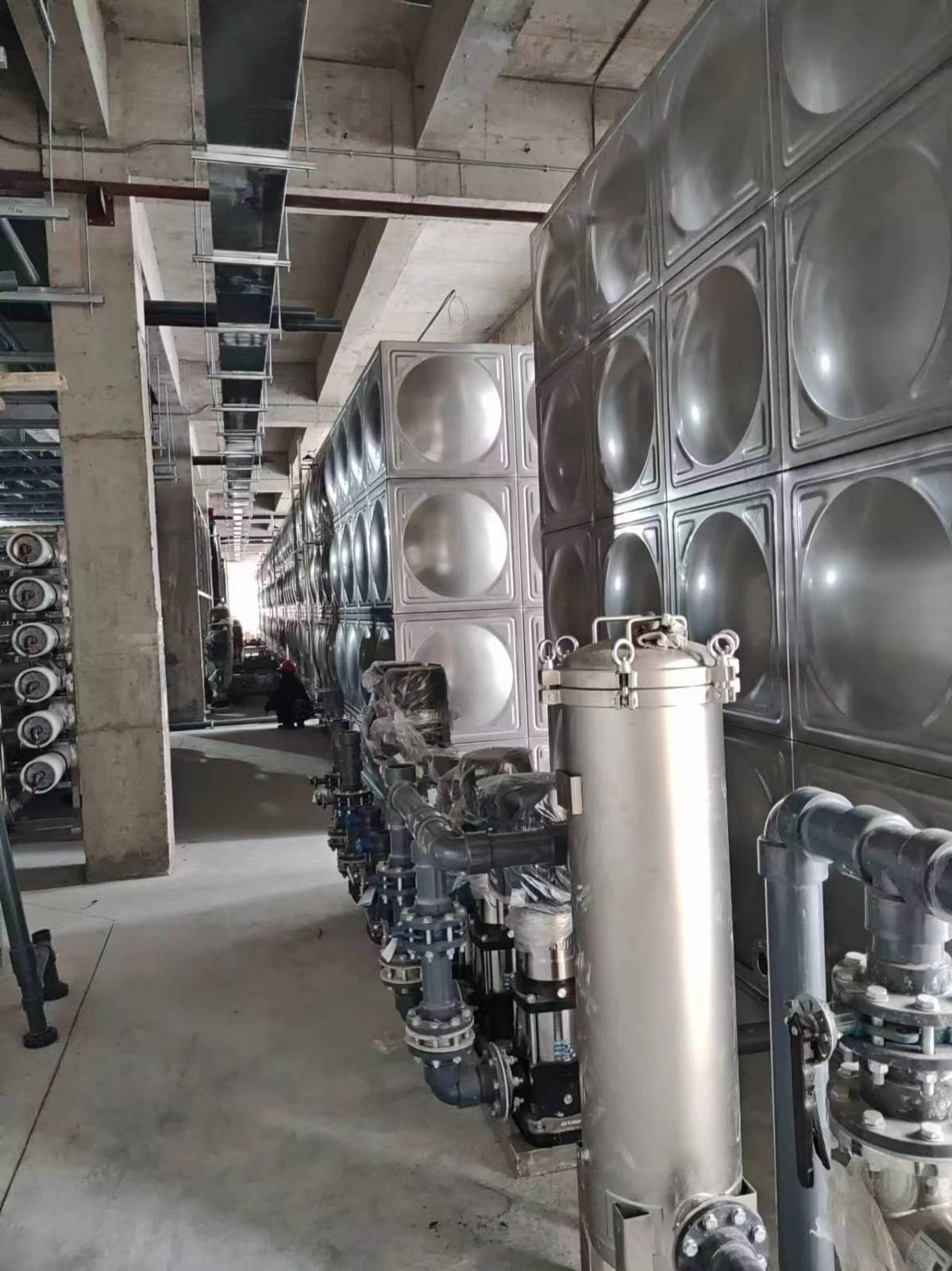 南玻集团广西北海水处理不锈钢水箱